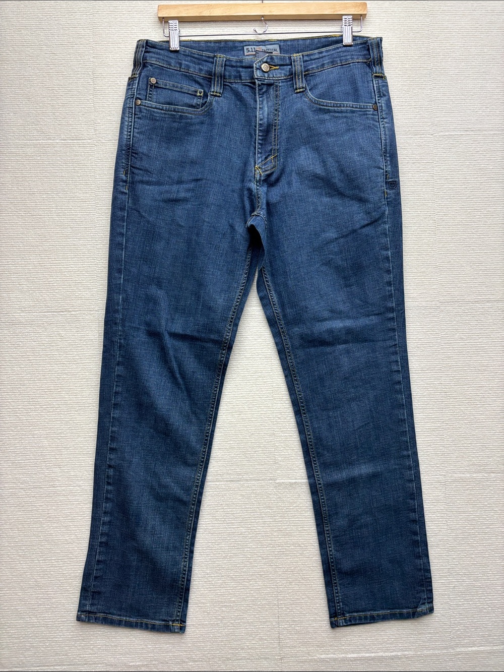 5.11 tactical Classic Men's Dark Blue Straight-Leg Jeans 34X30